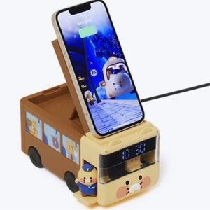 ✨Hostpick✨CHOONSIK  Bus 2IN1 Wireless Charger & LED Clock